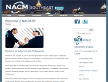 Tablet Screenshot of nacm-se.com